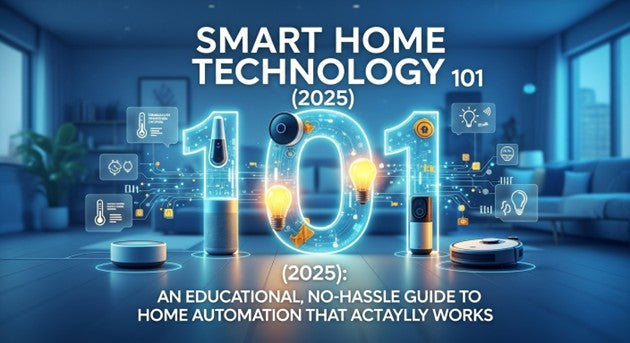 SMART HOME TECHNOLOGY 101 (2025): AN EDUCATIONAL, NO-HASSLE GUIDE TO HOME AUTOMATION THAT ACTUALLY WORKS