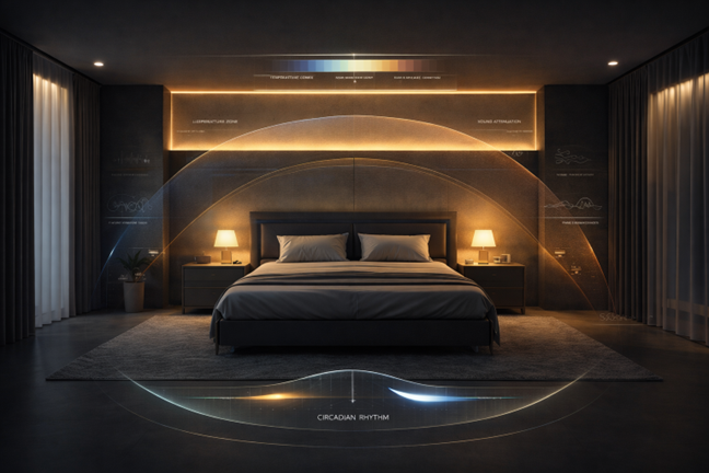 The Sleep Sanctum™ - A Precision Engineered Sleep Environment for High-Performers Who Demand Proof, Not Promises