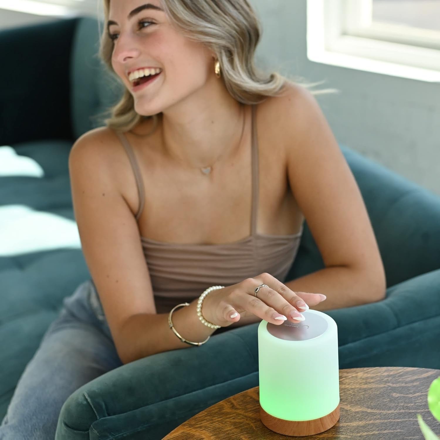 Friendship Lamp V2.0 - Long Distance Wifi Touch Lamps for Couples, Friends & Family | Stay Connected from Anywhere – Easy App Setup – No Subscription (Set of Two)