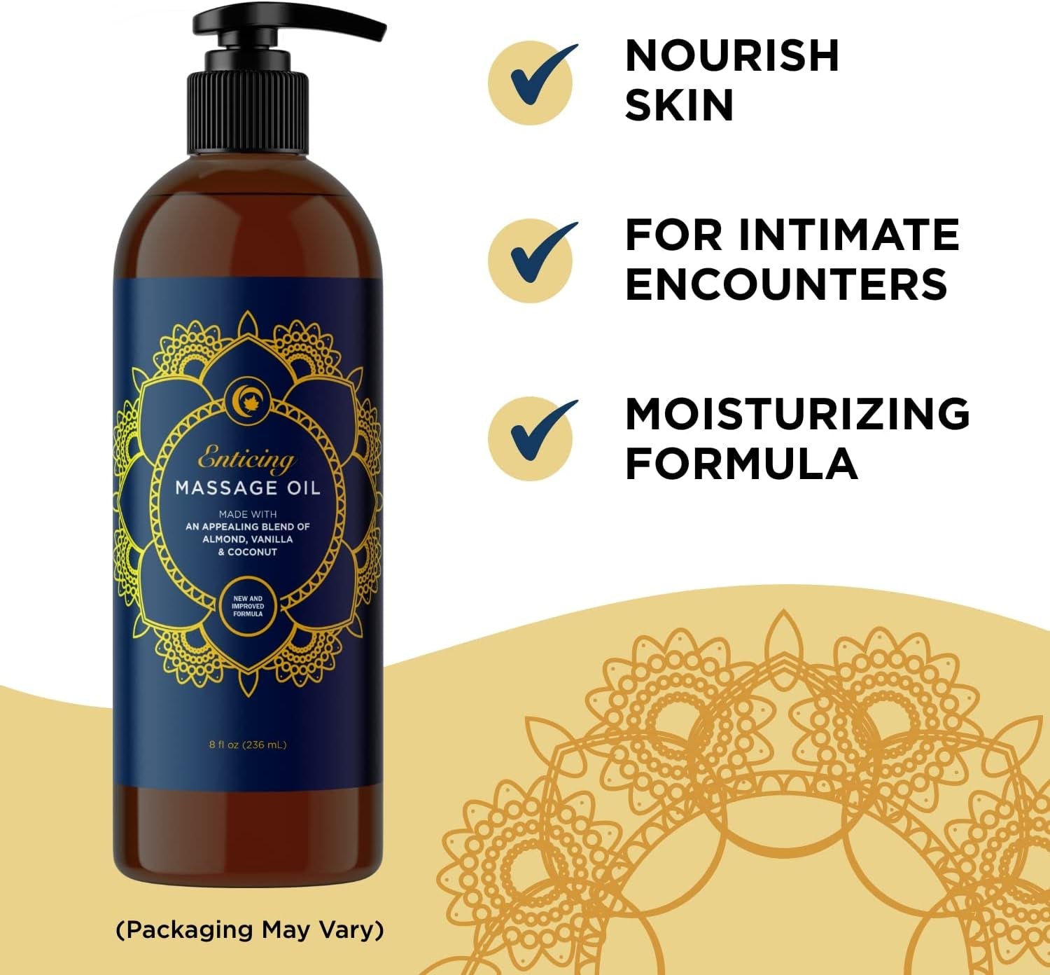 Alluring Massage Oils for Massage Therapy - Massage Oil Kit with Aromatherapy Lavender Massage Oil plus Vanilla Massage Oil for Sensual Aromatherapy Made with Pure Essential Oils