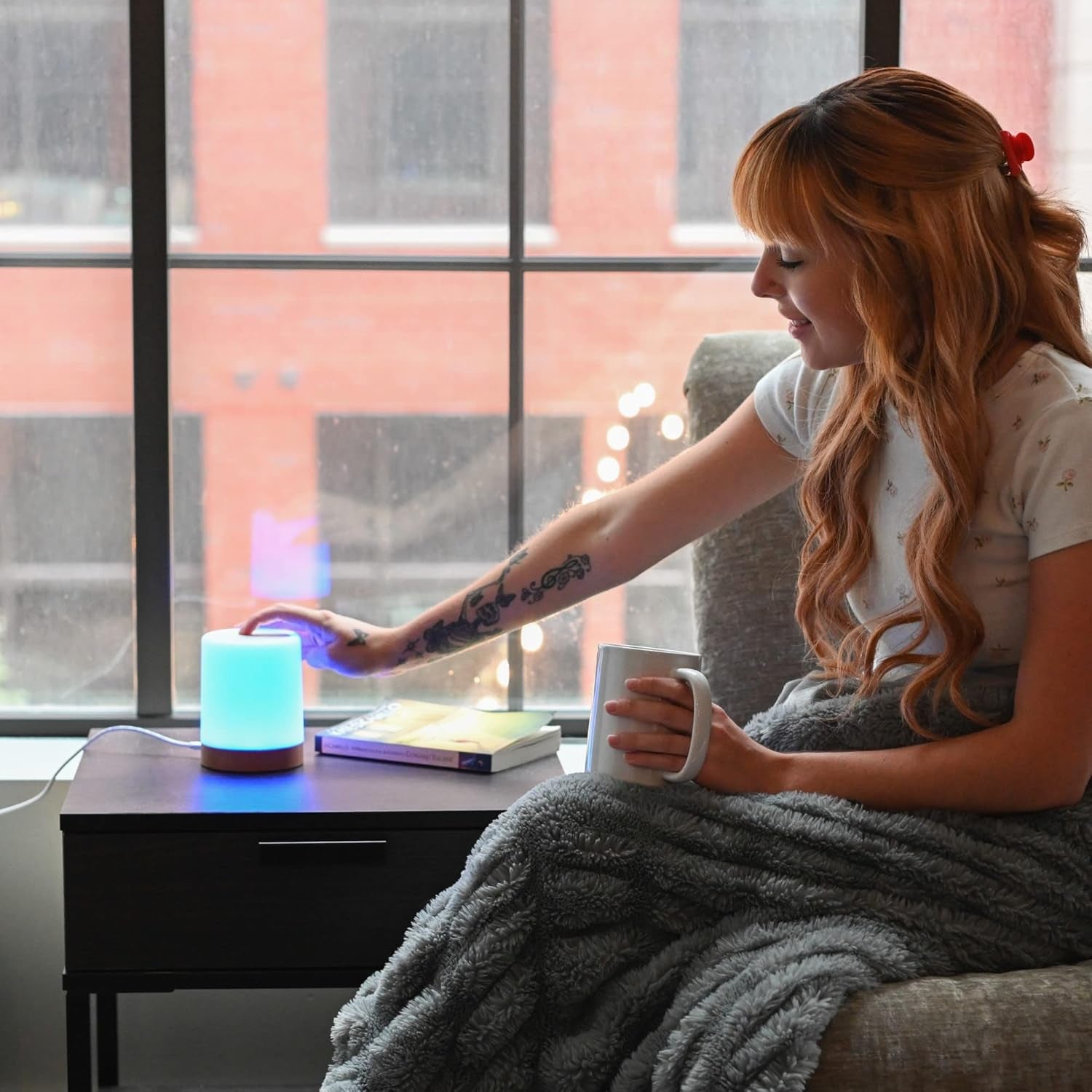 Friendship Lamp V2.0 - Long Distance Wifi Touch Lamps for Couples, Friends & Family | Stay Connected from Anywhere – Easy App Setup – No Subscription (Set of Two)