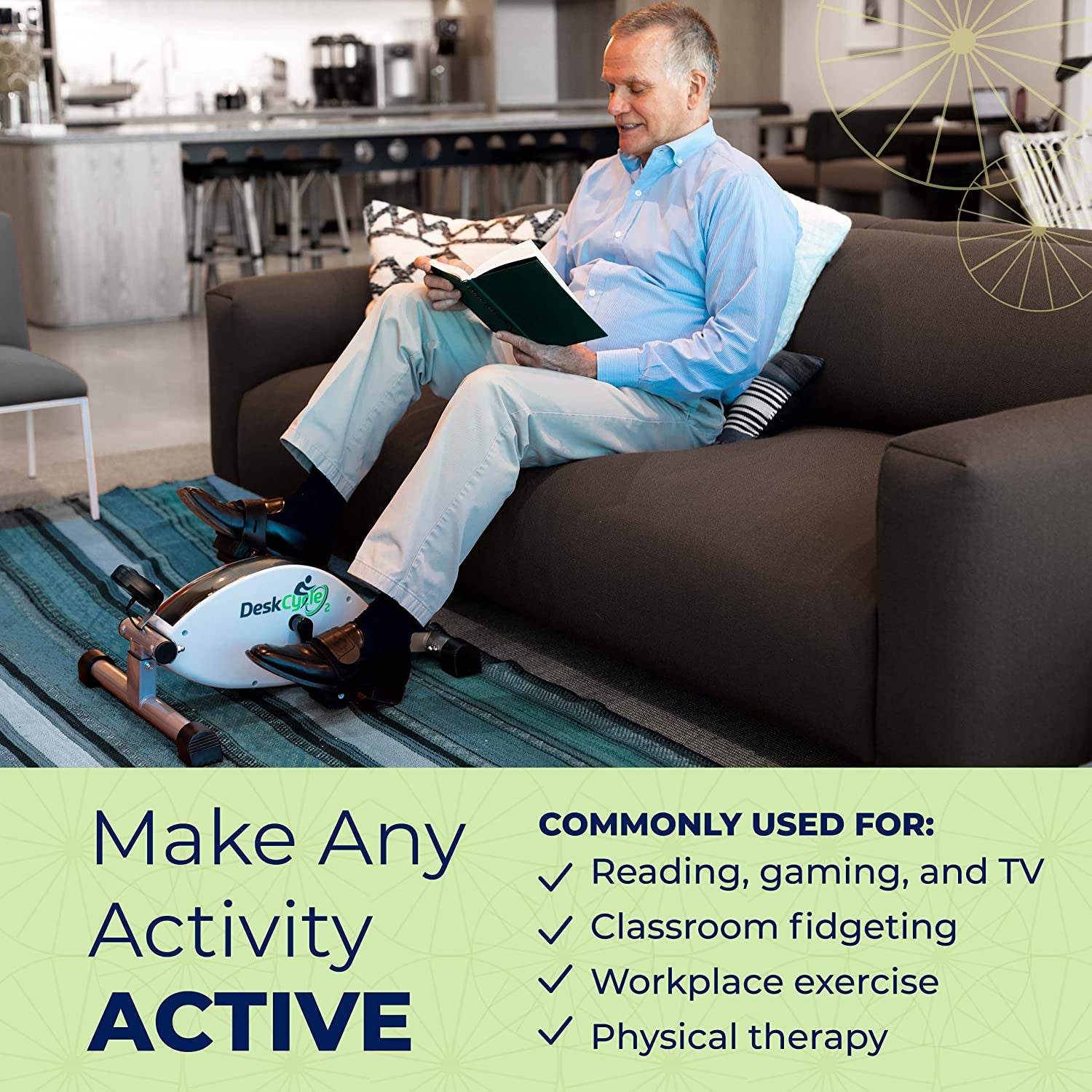 under Desk Bike Pedal Exerciser
