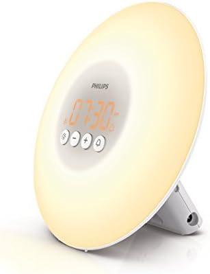 Philips Sunrise Wake-Up Light Alarm Clock – Natural Light Simulation for Gentle Morning Wake-Up, with Adjustable Brightness and Sleek, Minimalist Design