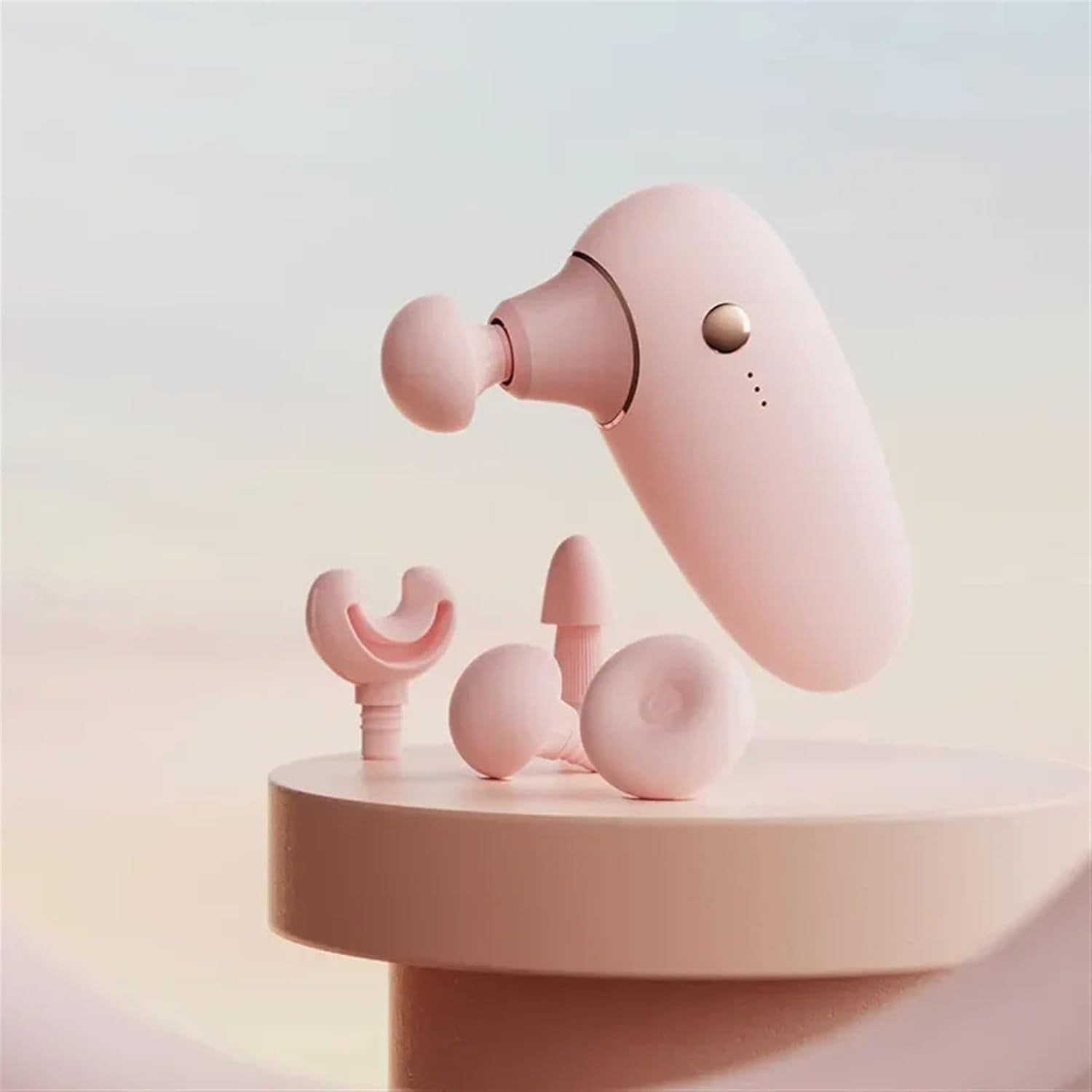 Vibrator,Adults Erotic,Masturbation Equipment Mini Pocket-Sized Deep Portable Percussion Muscle Massager Gun, Ultra Small & Quiet Muscle Massage Gun,On the Go Usage(Pink)