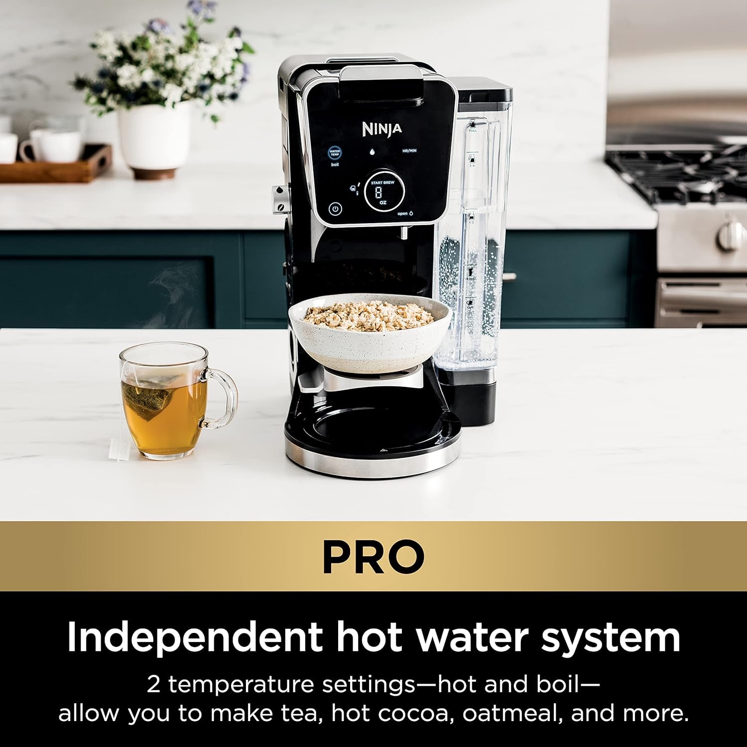 Hot and Iced Coffee Maker, Single Serve Coffee Maker and Drip Coffee Machine, Dualbrew Pro Specialty 12-Cup with K-Cup Combo, Includes Permanent Filter, CFP307