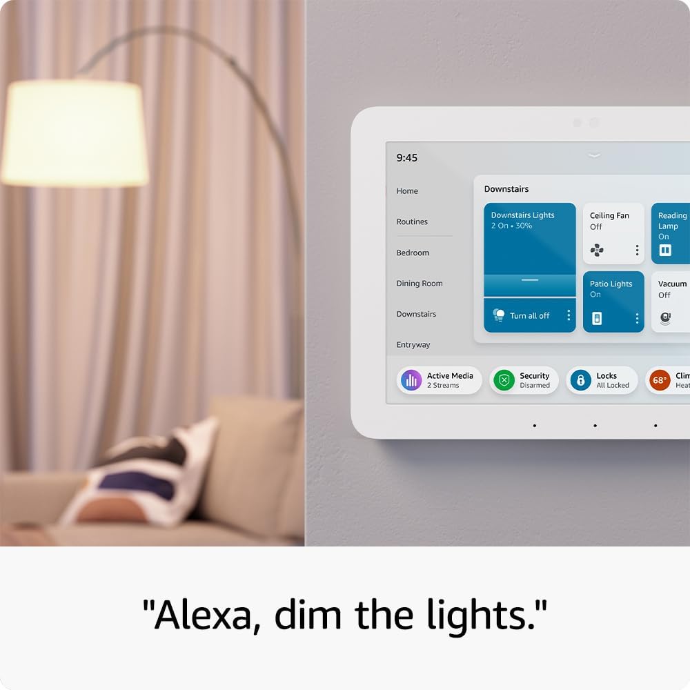 All-New Echo Hub Bundle with Ring Video Doorbell Wired