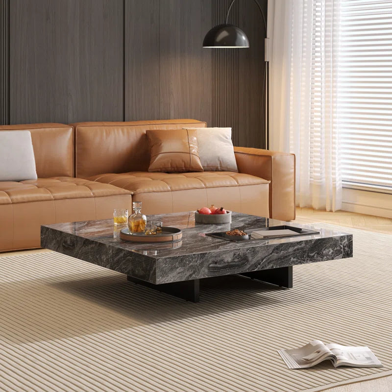 Briamarie 39.37'' Square Sintered Stone Coffee Table