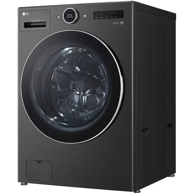 WM6998HBA 5 Cu. Ft. Black Steel Front Load All-In-One Washer/Dryer Combo