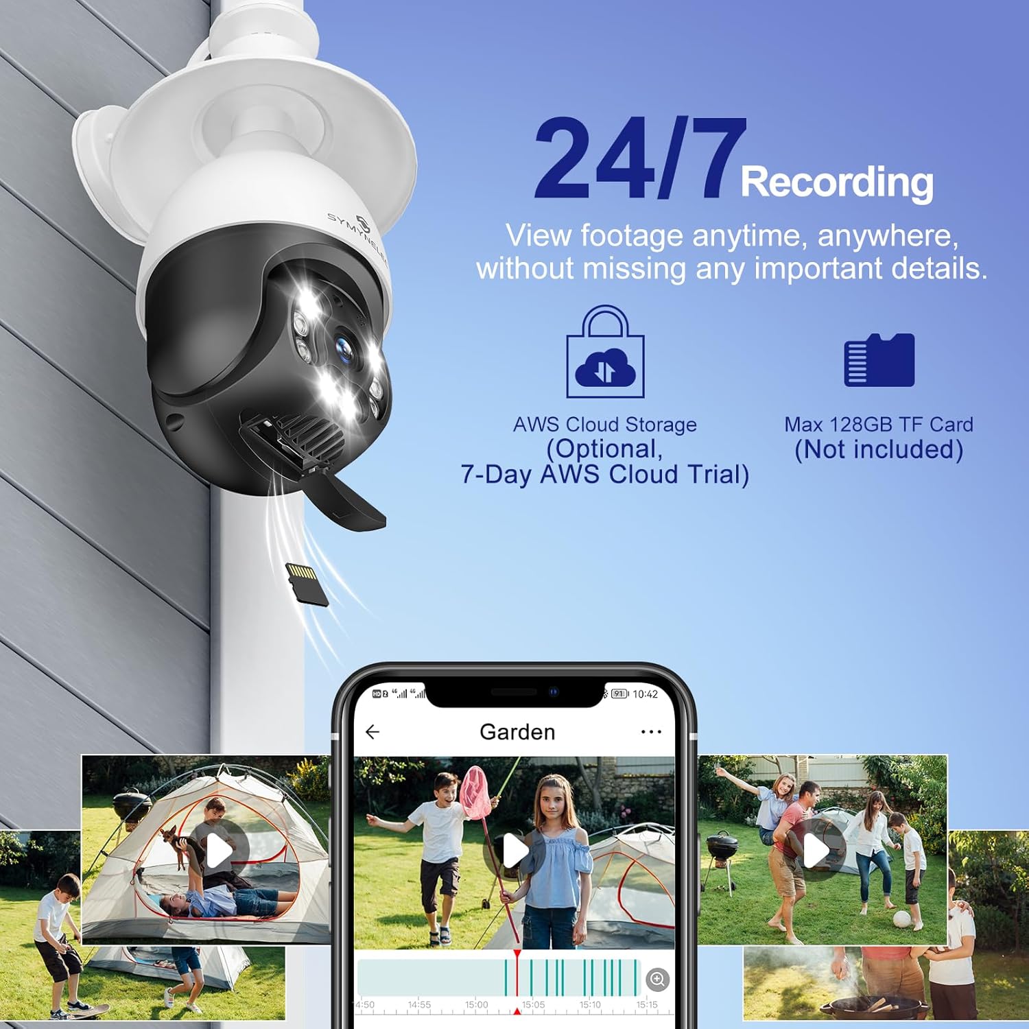 Light Bulb Security Camera Outdoor Waterproof 2.5K,(5Ghz/2.4Ghz) 5G Dual Band Wifi Light Socket Security Camera with AI Human Motion Detection Tracking 4MP Color Night Vision Alexa (2 PCS)