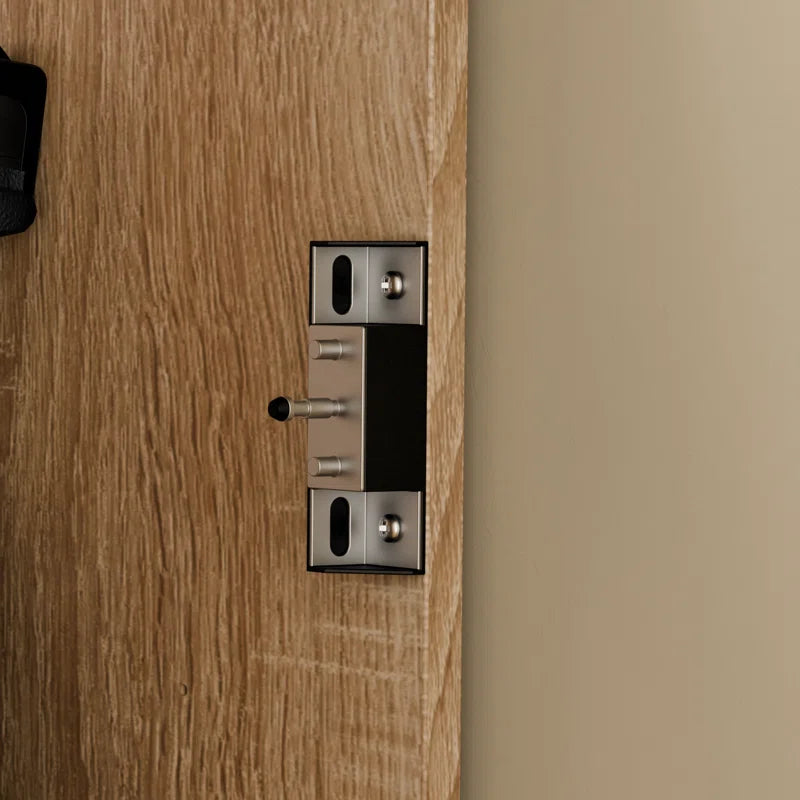 Lockable Smart Nightstand with Gun Cabinet