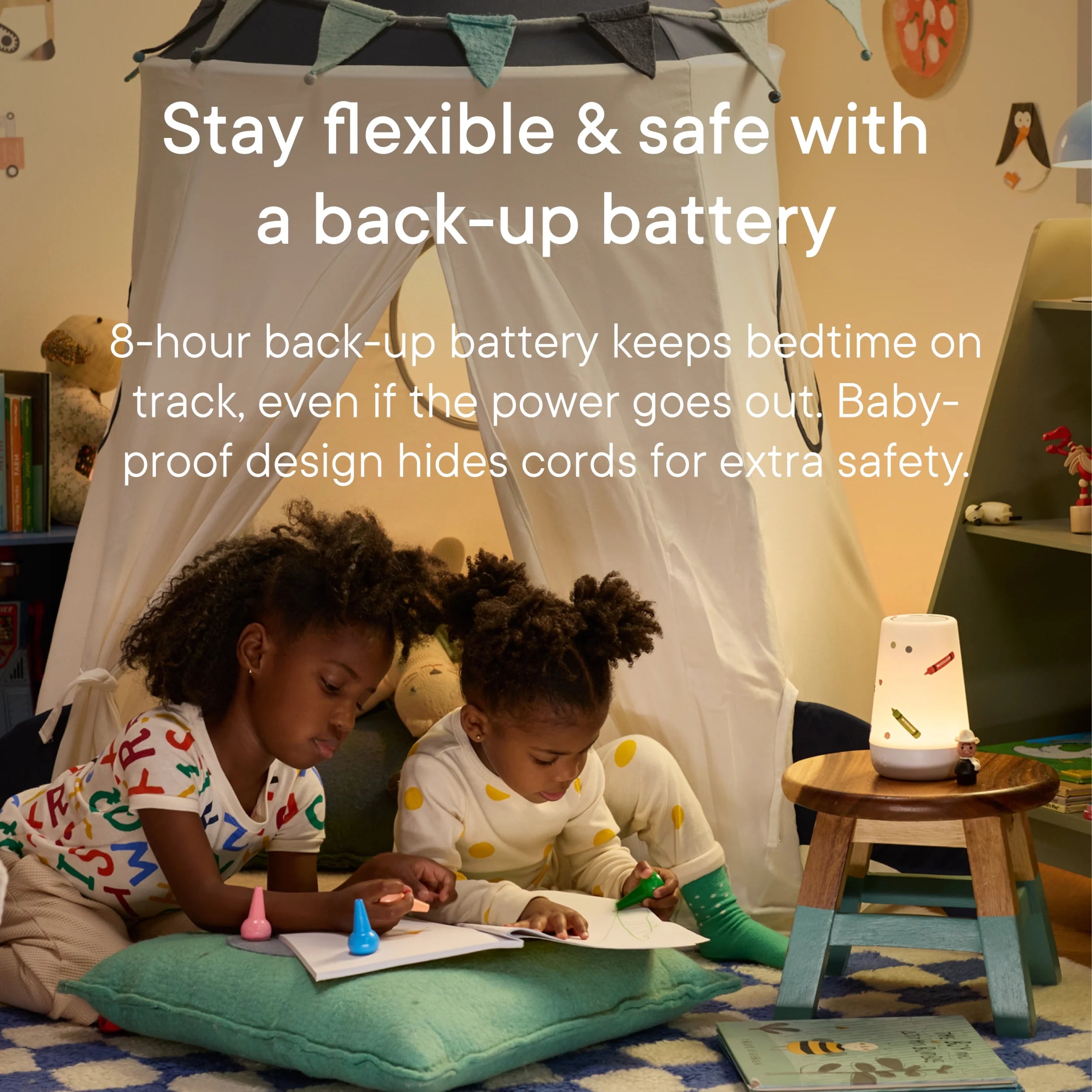 Rest+ 2Nd Gen All-In-One Sleep Assistant, Nightlight & Sound Machine with Back-Up Battery