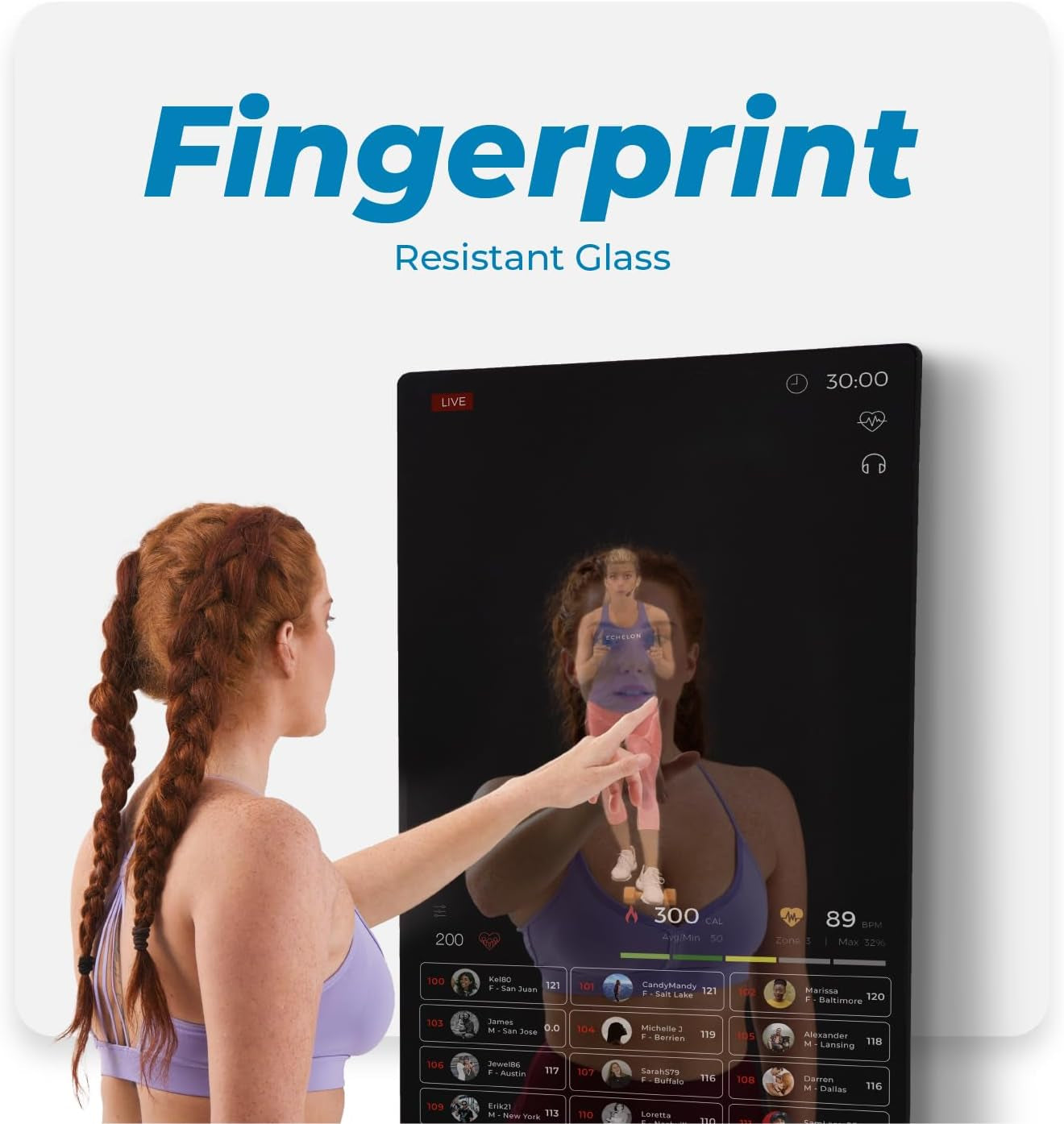 Reflect Smart Connect Fitness Mirror + 30-Day Free  Membership