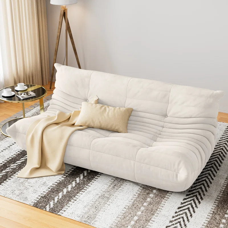 3-Seat Armless Bean Bag Chair | Ultra-Comfortable Togo-Style Lounger with Plush Cushioning | Perfect for Playrooms, Living Rooms, & Lounging Spaces