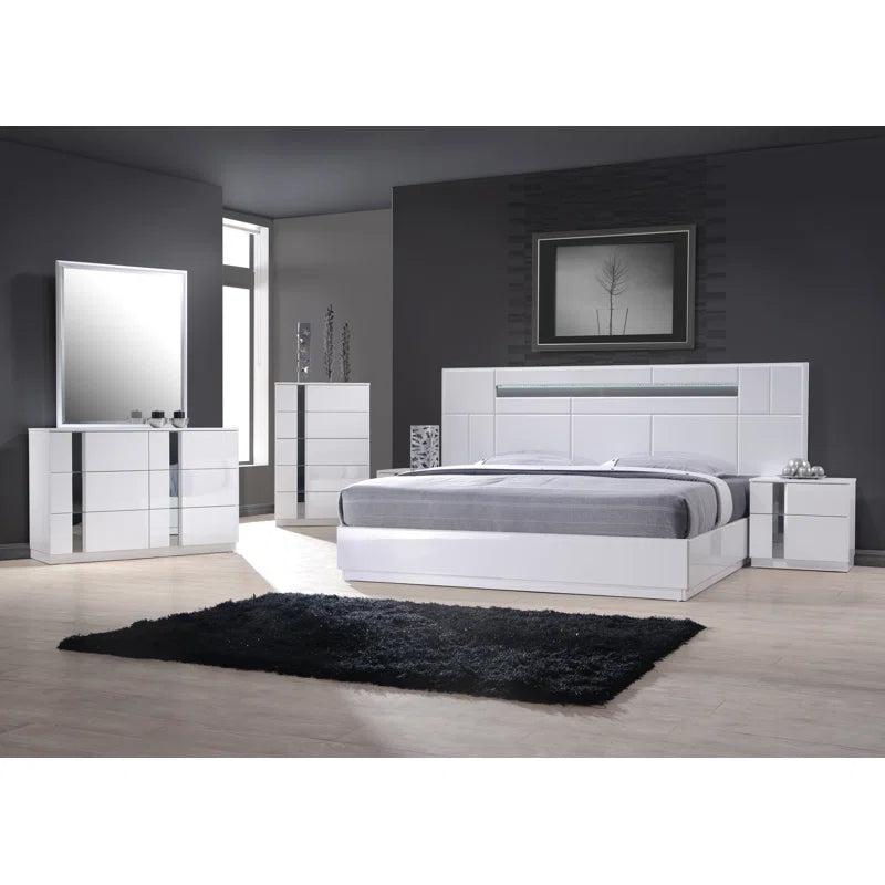 Augie 2-Drawer Nightstand | Sleek Modern Design with Ample Storage & Soft-Close Drawers | Elevate Your Bedroom Aesthetic