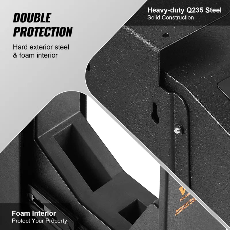 Vevor Gun Safe with Electronic Lock | Heavy-Duty Security Safe for Firearms | Anti-Theft Steel Construction with Adjustable Shelves & Quick-Access Lock