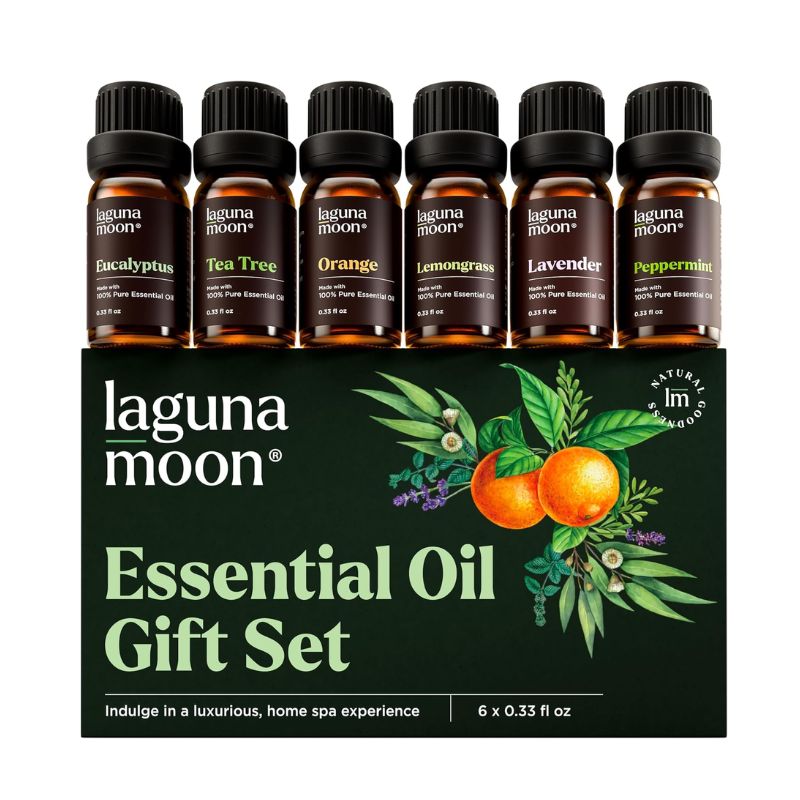 Essential Oils Set – Top 6 Aromatherapy Blends for Diffusers, Candles & Home Use (10ml Each)