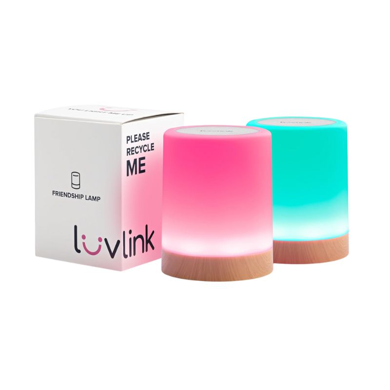 Friendship Lamp V2.0 β Long Distance WiFi Touch Lamps for Couples & Family (Set of 2)