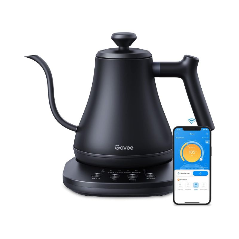 Govee Smart Gooseneck Kettle – Precision Temp Control for Perfect Coffee & Tea