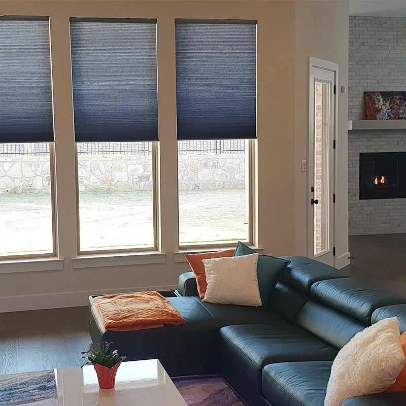 Smart Motorized Blackout Honeycomb Blinds – Alexa & WiFi Compatible