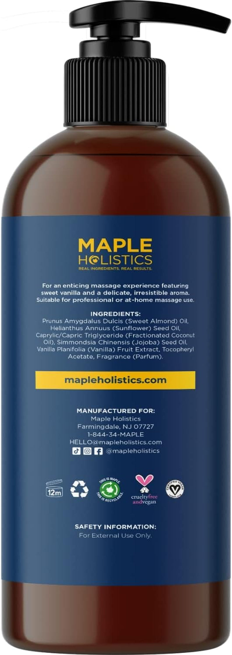 Alluring Massage Oils for Massage Therapy - Massage Oil Kit with Aromatherapy Lavender Massage Oil plus Vanilla Massage Oil for Sensual Aromatherapy Made with Pure Essential Oils