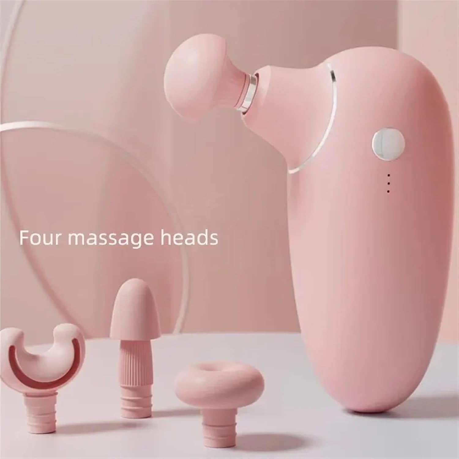 Vibrator,Adults Erotic,Masturbation Equipment Mini Pocket-Sized Deep Portable Percussion Muscle Massager Gun, Ultra Small & Quiet Muscle Massage Gun,On the Go Usage(Pink)