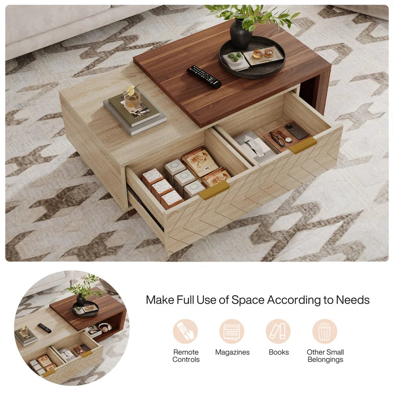 Benziger Nesting Extendable Coffee Table