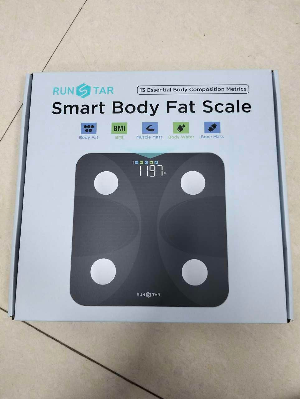 Scale for Body Weight and Fat Percentage, Digital Accurate Bathroom Smart Scale with Large Display, FSA&HSA Eligible 13 Body Composition Analyzer Sync App
