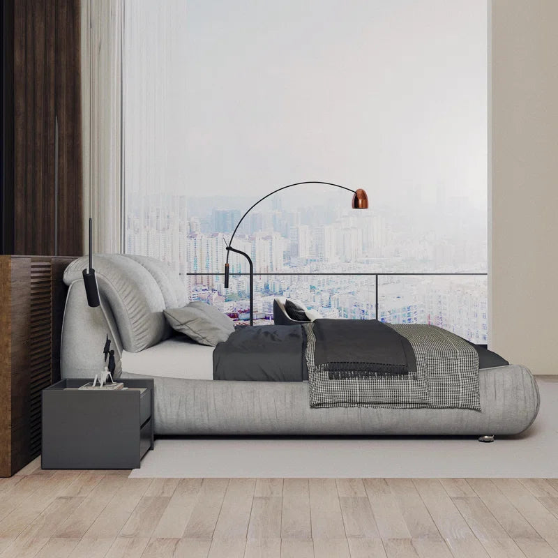 Kierran Upholstered Platform Bed – Luxurious Comfort and Modern Elegance for Your Dream Bedroom