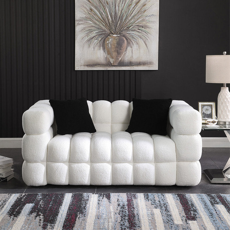 Elegant Monica 2-Piece Bouclé Living Room Set – Luxe Comfort & Timeless Modern Design
