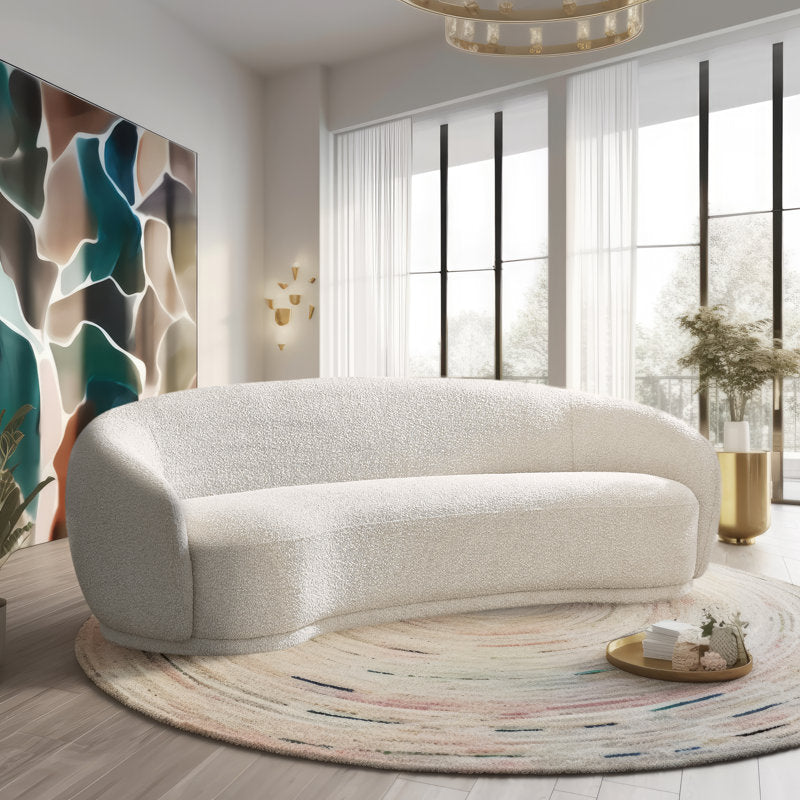 Luxurious Foyzul 90" Rolled Arm Chesterfield Sofa – Elegant Comfort for Modern Homes