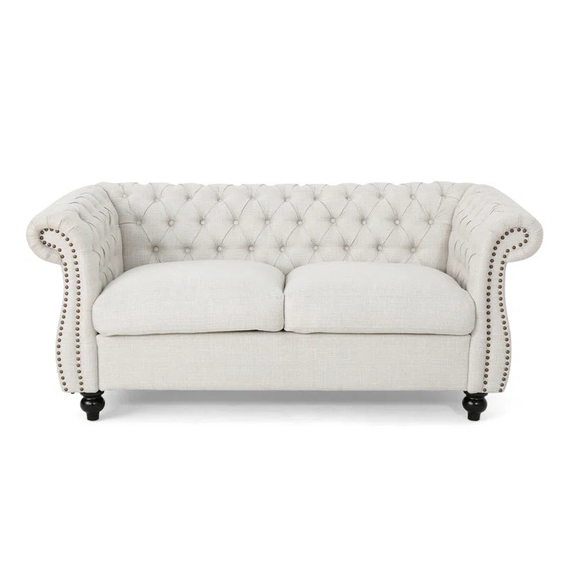 Pasillas 61.7" Rolled Arm Modular Loveseat