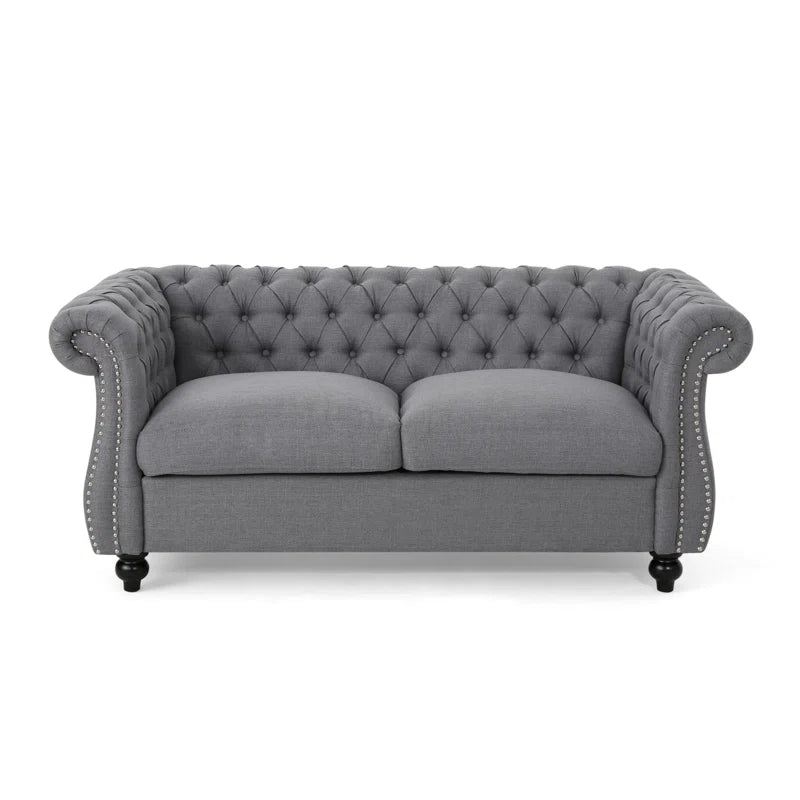 Pasillas 61.7" Rolled Arm Modular Loveseat