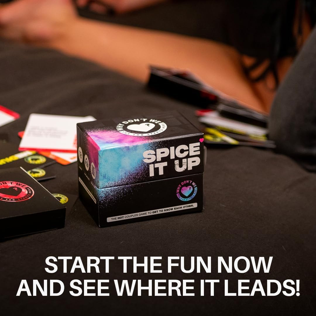 - Spice IT up - Super Fun Couples Games for Date Nights: 150 Cards with Conversations, Spicy Dares & More - Best Date Night Games for Couples - Romantic Adult Couple Game