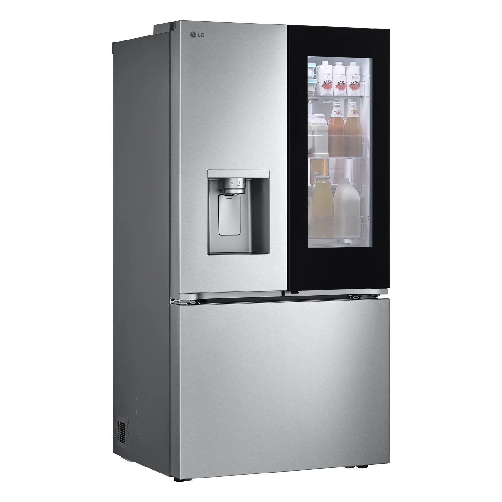 LG 31 cu. ft. Smart French Door Refrigerator | InstaView™ Door-in-Door®, Dual Ice Maker, and Wi-Fi Connectivity | Max Capacity, Energy Efficient, and Modern Kitchen Convenience