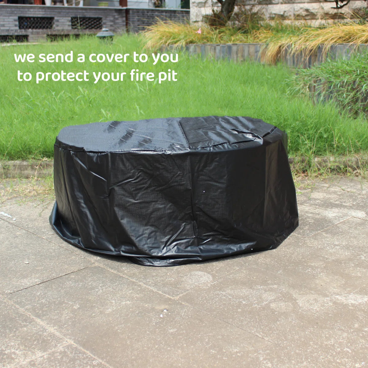 EmberCircle™ 3-in-1 Outdoor Fire Pit Table & Grill (26" / 32") — Lid, Cover, Log Grate & Poker Included