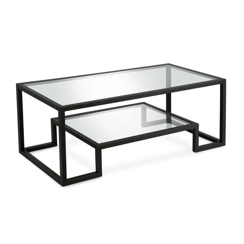 Shumake Glass Top Coffee Table