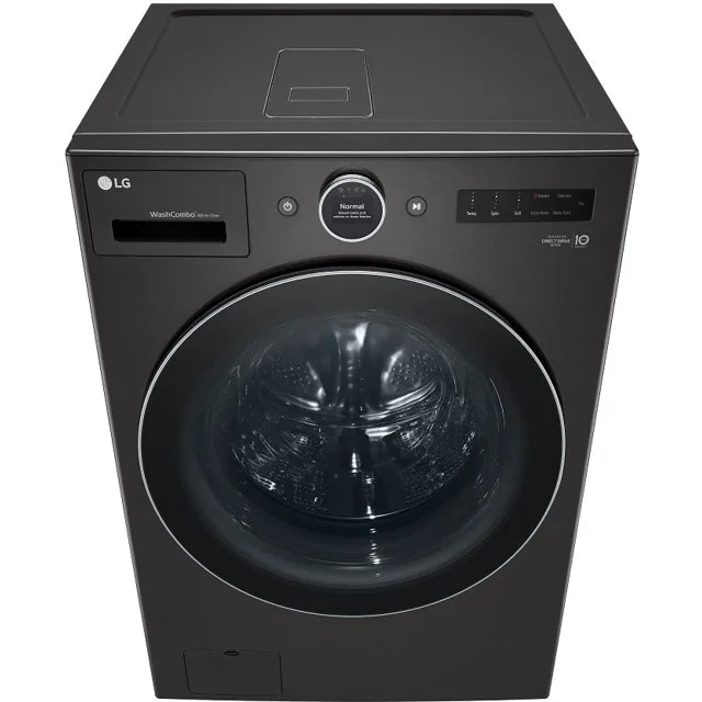 WM6998HBA 5 Cu. Ft. Black Steel Front Load All-In-One Washer/Dryer Combo