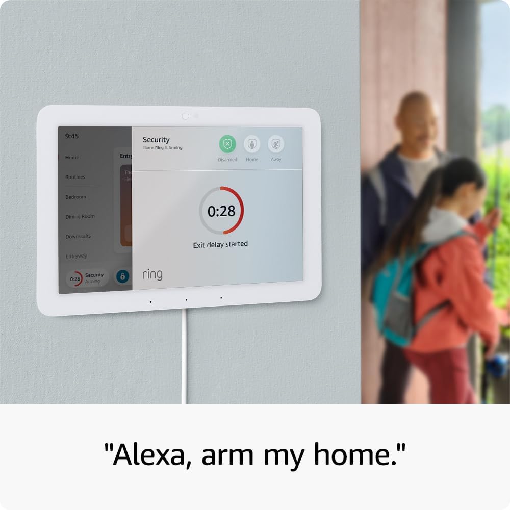 All-New Echo Hub Bundle with Ring Video Doorbell Wired