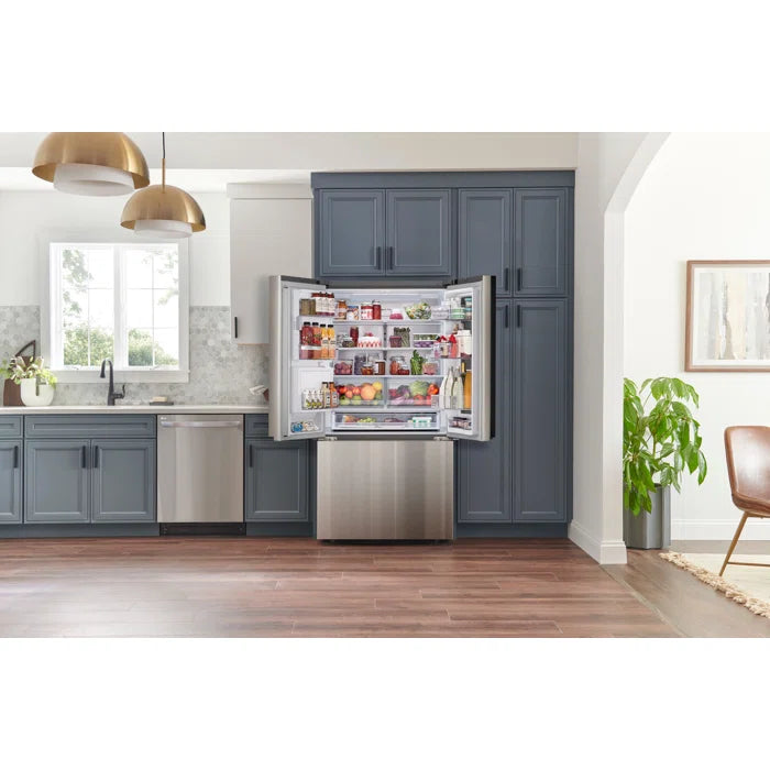 LG 31 cu. ft. Smart French Door Refrigerator | InstaView™ Door-in-Door®, Dual Ice Maker, and Wi-Fi Connectivity | Max Capacity, Energy Efficient, and Modern Kitchen Convenience