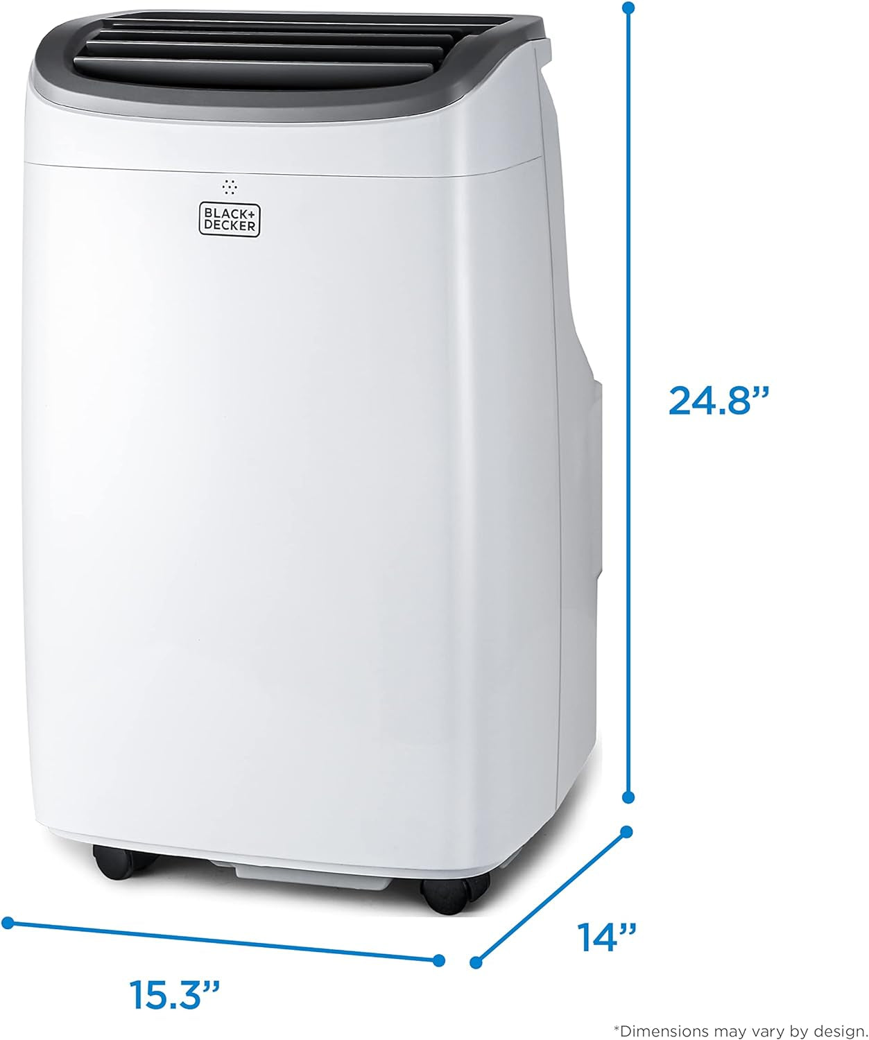 8,000 BTU Portable Air Conditioner up to 350 Sq.Ft.With Remote Control, White