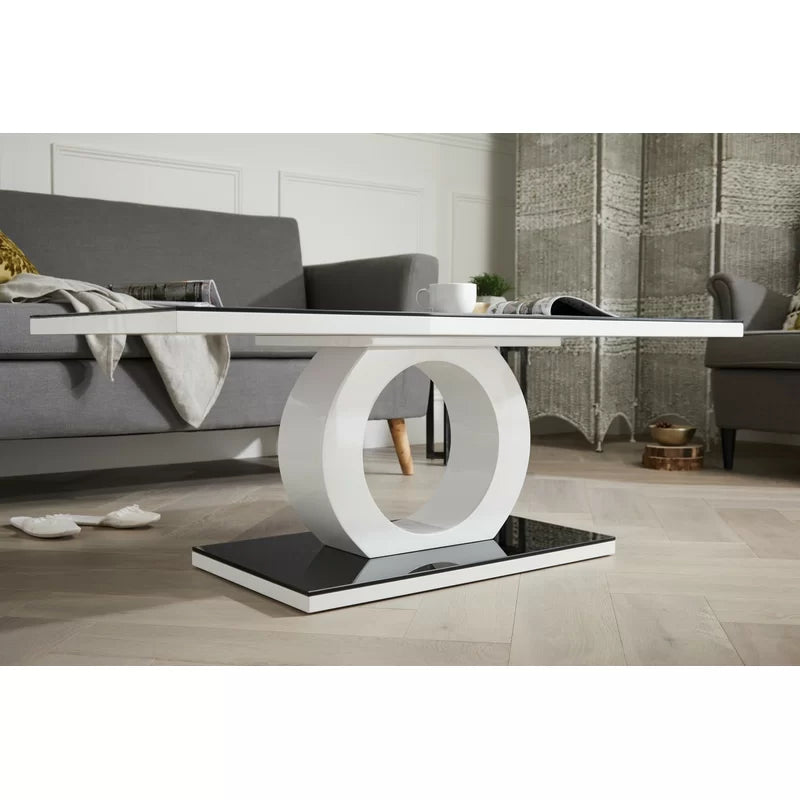 Modern Halo High Gloss Luxury Coffee Table | Scottsmoor Statement Piece for Elegant Living Spaces