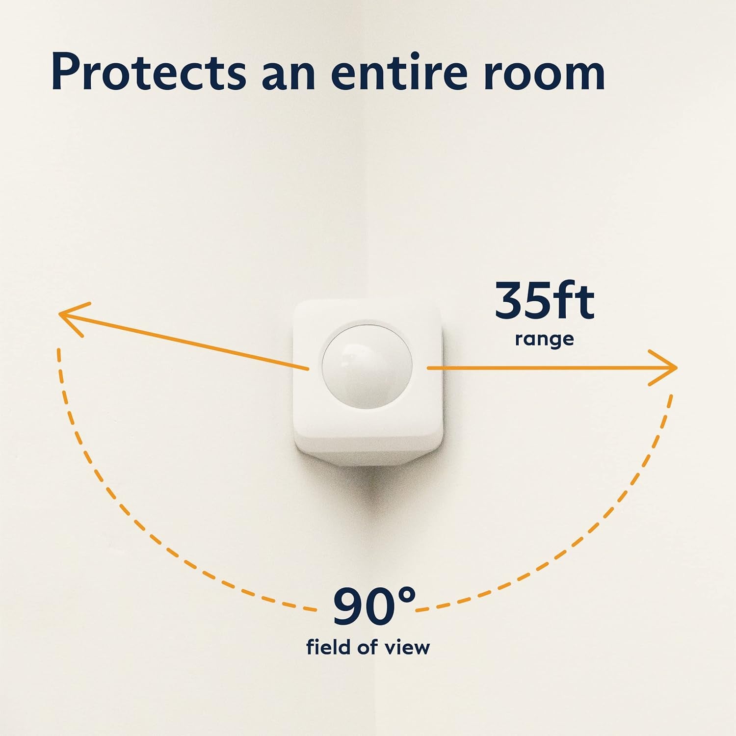 8 Piece Wireless Home Security System - Optional 24/7 Professional Monitoring - No Contract - Compatible with Alexa and Google Assistant , White