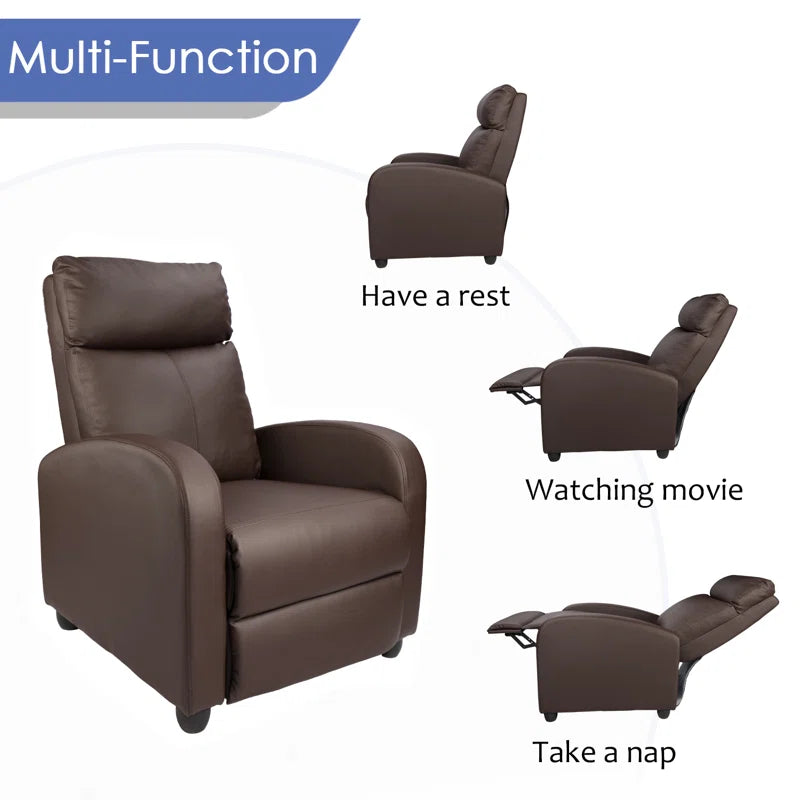 Pettit Faux Leather Recliner