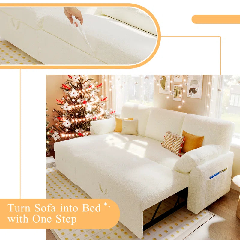 Baerl 84'' Upholstered Sleeper Sofa