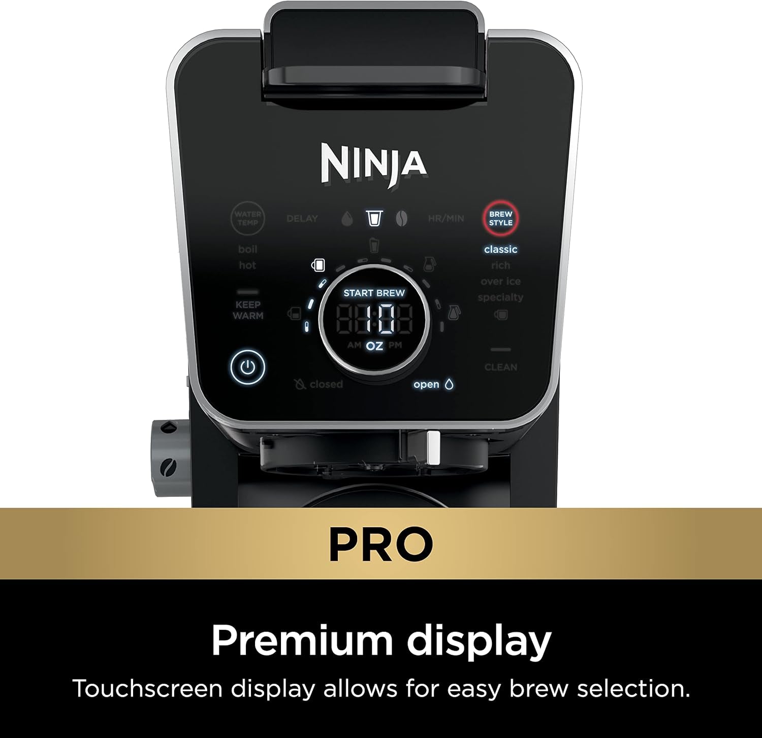 Hot and Iced Coffee Maker, Single Serve Coffee Maker and Drip Coffee Machine, Dualbrew Pro Specialty 12-Cup with K-Cup Combo, Includes Permanent Filter, CFP307