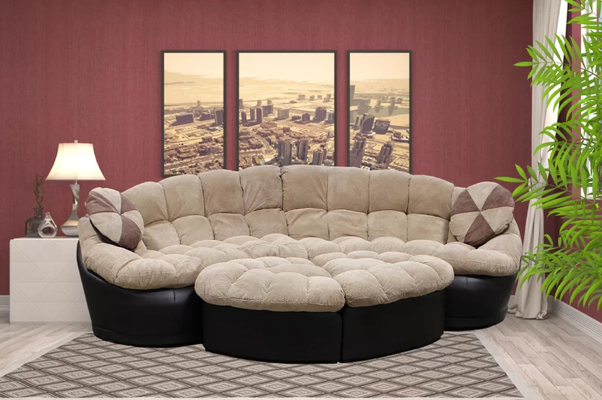 4 - Piece Upholstered Sectional