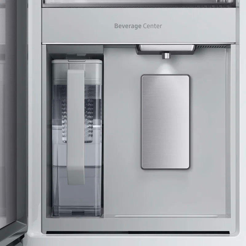 Bespoke Counter Depth 4-Door French Door Refrigerator (23 Cu. Ft.) with Family Hub™