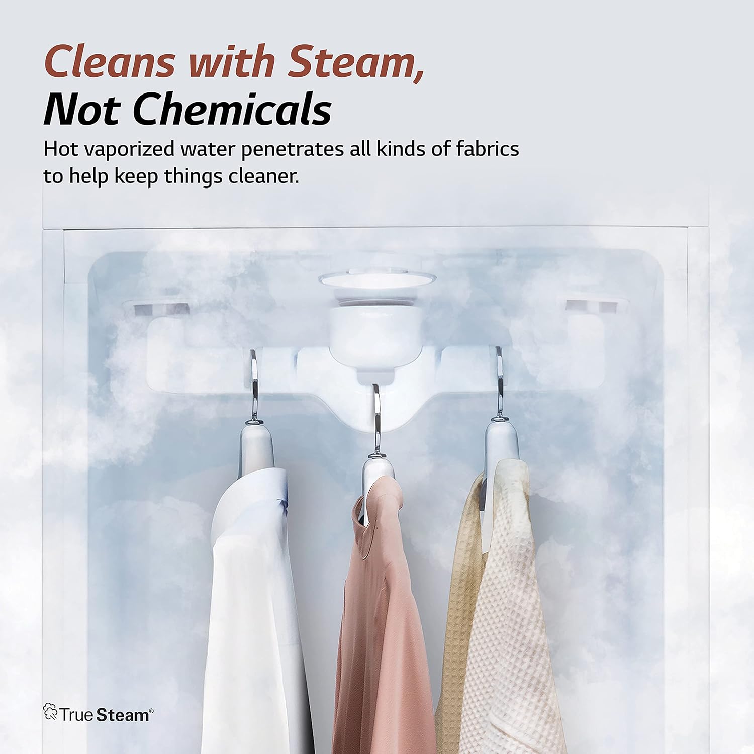 Styler Steam Closet | Clothes Steamer for Garments and Household Item Care | Sanitize, Deodorize, Freshen & Dry with Steam Technology & Moving Hangers| Easy Install | Wi-Fi Enabled| Mirror (S3MFBN)