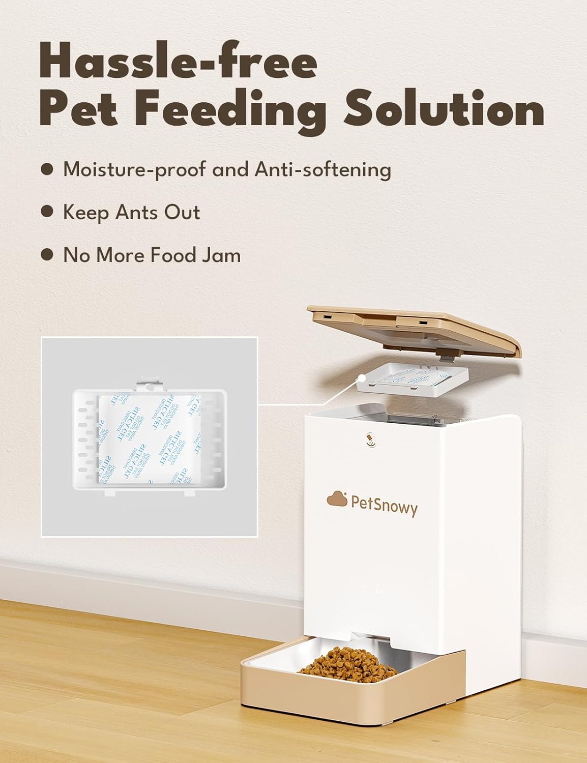 (2024 Premium Version) Snow+ Self Cleaning Cat Litter Box & Automatic Cat Feeder & Cat Water Fountain(Blue) & Roly-Poly Cat Toys Bundle