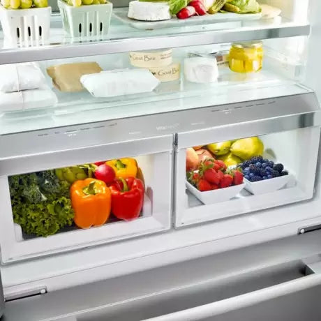 LG 31 cu. ft. Smart French Door Refrigerator | InstaView™ Door-in-Door®, Dual Ice Maker, and Wi-Fi Connectivity | Max Capacity, Energy Efficient, and Modern Kitchen Convenience